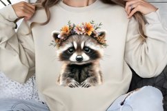 Watercolor Boho Woodland Animals Clipart PNG Product Image 1