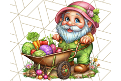 Gnomes at Work Clipart PNG, Cute Gnomes PNG Illustration Product Image 4