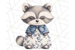 Blue Floral Stuffed Animal Clipart PNG, Cute Stuffed Animals Product Image 3