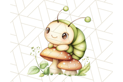 Cute Caterpillar Clipart PNG, Spring Bug Illustrations Product Image 4