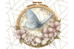 Vintage Butterfly PNG Clipart, Fairytale Cottagecore Images Product Image 4