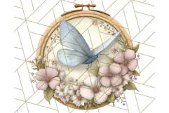 Vintage Butterfly PNG Clipart, Fairytale Cottagecore Images Product Image 4