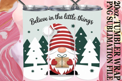 BLISSFUL MEMORIES 20oz TUMBLER WRAP, Holiday Gnome Product Image 1