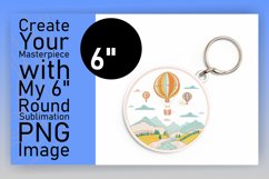 Round Ornament Design - Sublimation Landscape Product Image 1