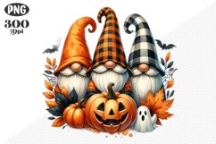Halloween Gnomes Sublimation - Clipart PNG Design Product Image 1