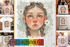 Elegant Watercolor Beauty Sublimation Product Image 1