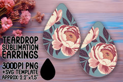 Playful Teardrop Design for Crafting , Flowers Product Image 1