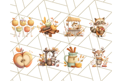 Woodland Apple Orchard Festival PNG Fall Clipart Product Image 4