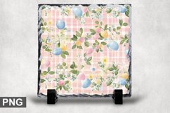 Easter Spring Square Sublimation Slate Design Product Image 1