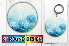 Vibrant Spring Floral Circle Design Colorful Blooms Product Image 1