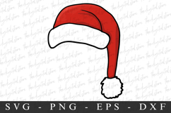 Santa Hat Svg | Christmas svg | Svg cut file Product Image 1