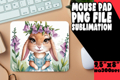 WHIMSICAL mouse PAD Creative Design, Cute Bunny Product Image 1