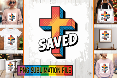 Vibrant TSHIRT Gift Ideas PNG, Christian Quotes Product Image 1