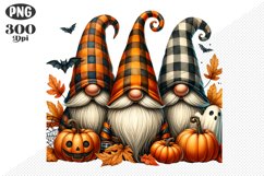 Halloween Gnomes Sublimation - Clipart PNG Design Product Image 1