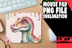 Luminous MOUSE PAD Creative PNG, Cute Dino Product Image 1