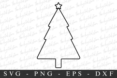 Christmas Tree SVG | SVG Cut files | Cricut Product Image 1