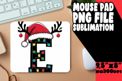 Bright MOUSE PAD Sublimation Style, Christmas Product Image 1