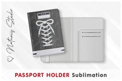 2 Sneaker patterns - Passport Holder sublimation. Product Image 2
