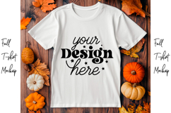 Fall t-shirt mockup, Fall mockup Product Image 1