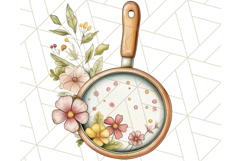 Cottagecore Kitchen Clipart, Vintage Country Floral Kitchen Product Image 4