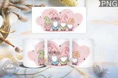 Easter Mug Wrap Design - Easter Gnome Sublimation Product Image 1