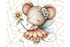 Forest Fairy Garden Creatures PNG, Whimsical Woodland Art Product Image 4