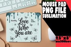 Bright MOUSE MAT Artistic Ideas, Girl Quote Product Image 1