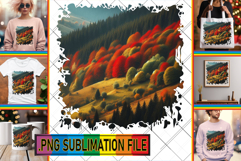 Charming TOTE BAG Designs PNG, Autumn Product Image 1