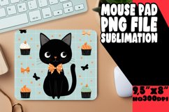 Playful Cat Mouse Pad for Sublimation PNG Product Image 1