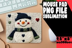 Joyful Mouse Pad Sublimation Magic, Snowman Product Image 1