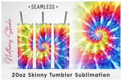 Rainbow TIE DYE Mini Bundle - Tumbler, Mug, Coaster Product Image 2