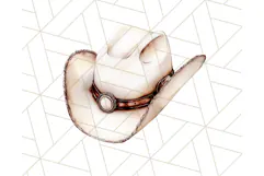 Cowboy Clipart PNG, Kid Western Country Graphic Product Image 4
