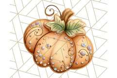 Fall Cookie Clipart PNG, Autumn Sweets Pumpkin Cookies Product Image 4