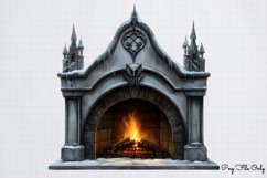 Gothic Spooky Winter Clipart PNG Product Image 1