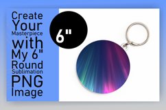 Eye-Catching Gradient Art Round Design Sublimation Product Image 1