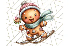 Christmas North Pole Village PNG Clipart, Cute Holiday Art Product Image 4