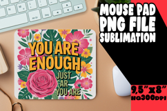 LUMINOUS DESK PAD INNOVATIVE ART, Flower Quote Product Image 1