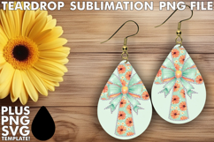 Cheerful Teardrop Earrings MAGIC, Flower Cross Product Image 1
