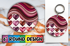 Playful Ornaments Circle Sublimation, Pattern Product Image 1