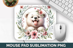 Cute Animals Mouse Pad Bundle, Sublimation Mouse Pad PNG Product Image 14