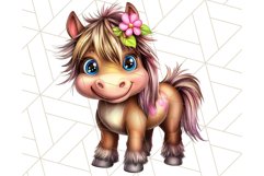 Kids Farm Clipart, Cute Farmer and Farm Animal PNG Product Image 2