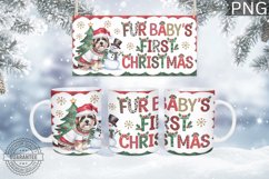 Fur Baby's First Mug Wrap - Christmas Mug Sublimation Product Image 1