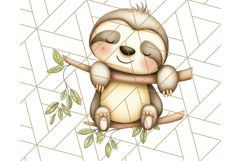 Tiny Zoo Friends Clipart, Cute Cartoon Zoo Animals PNG Product Image 4