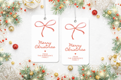 Editable Christmas Hang Tag Canva Template - 2 Product Image 3