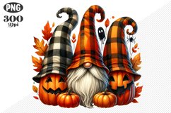 Halloween Gnomes Sublimation - Clipart PNG Design Product Image 1