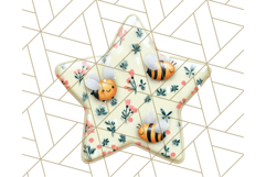 Cute Puffy Star Clipart PNG, 3D Glossy Pastel Stars Clip Art Product Image 4
