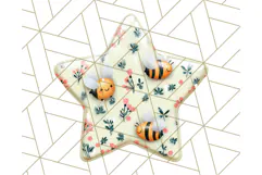 Cute Puffy Star Clipart PNG, 3D Glossy Pastel Stars Clip Art Product Image 4