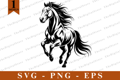 Horse SVG, Horse vector, Horse Silhouette, Cut files Product Image 1