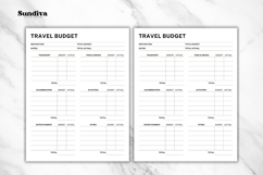 Travel Budget Editable Template 1 | Travel Planner Product Image 3