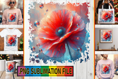 BLISSFUL TSHIRT Ideas PNG, 3D Flower Product Image 1
